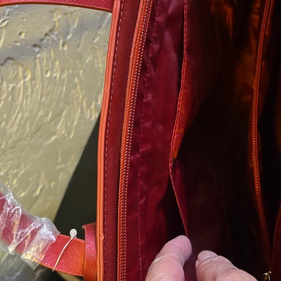 Joy Mangano E*Lite Travel Collection Leather Tote with RFID Protection NWT - Picture 8 of 11